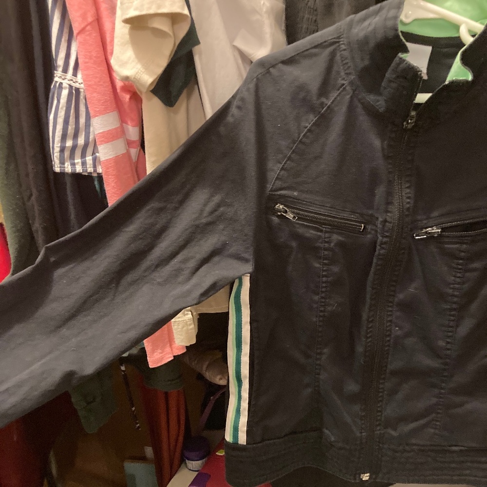 Kids Black and Green Jacket